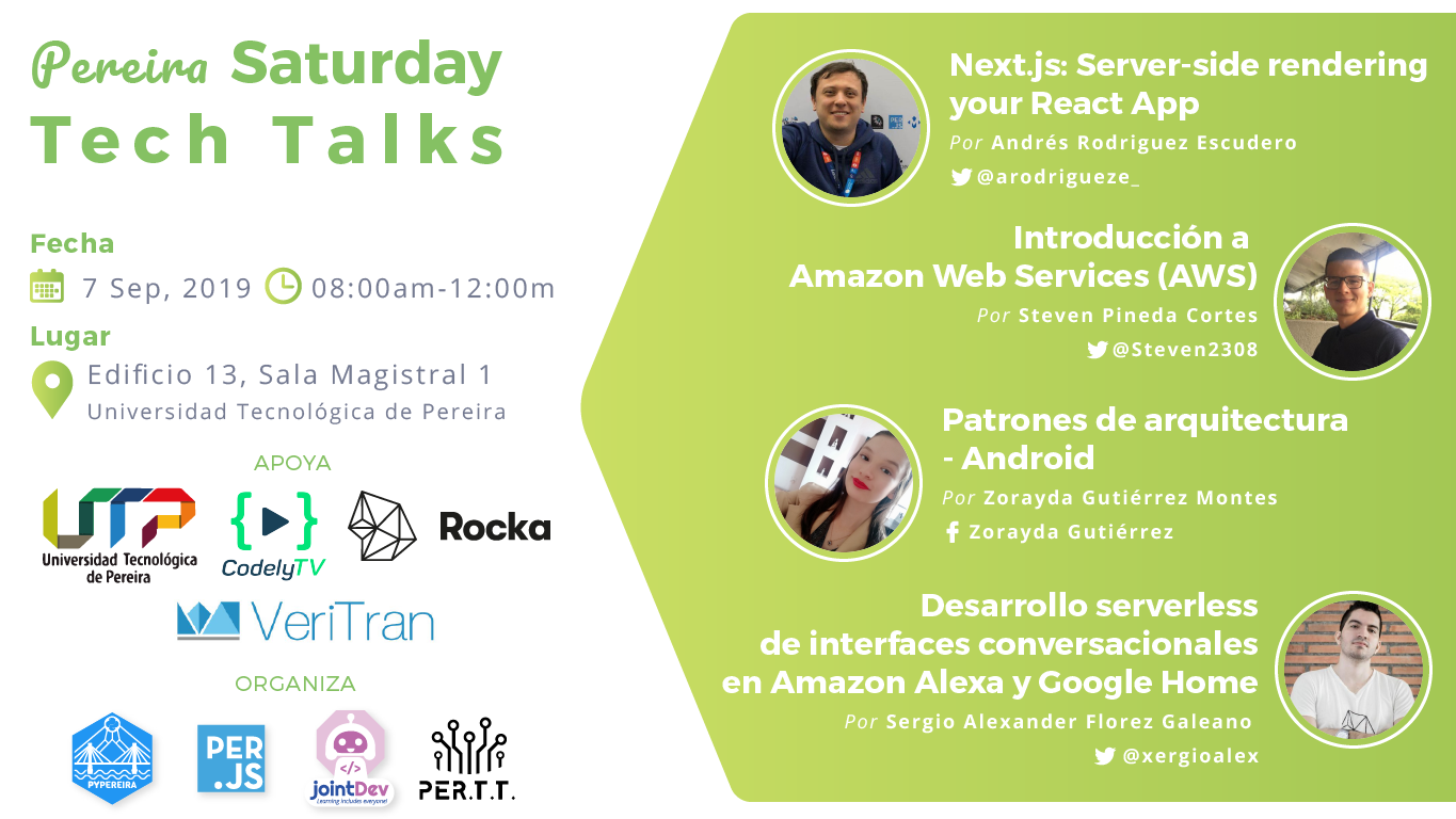 Pereira - Saturday Tech Talks