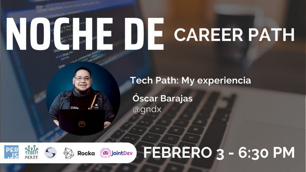 Noche de Career Path con Óscar Barajas de Platzi