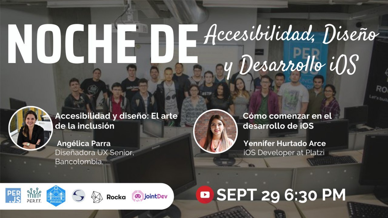 Noche de Accesibilidad, diseño y desarrollo iOS