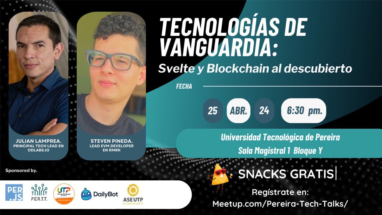 Tecnologías de Vanguardia: Svelte y Blockchain al descubierto.